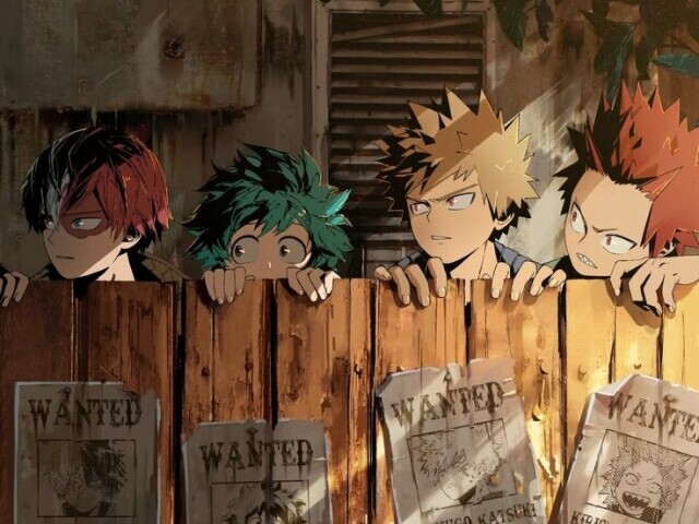 Bakugou,Kirishima,Deku,Mina