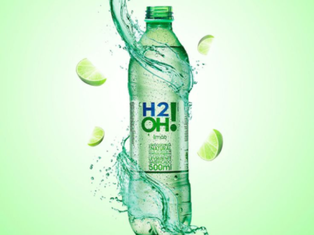 H2oh
(Uma bebida natural 0 açúcares com gosto d Coca mais bem melhor)