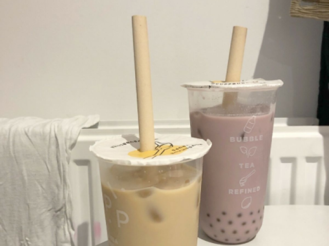 Bubble Tea 
(Um chá com bolhas original da Ásia)