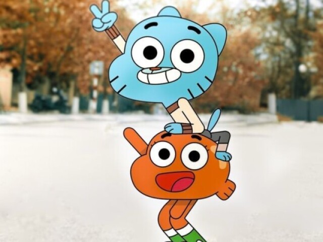 Incrível mindo de gumball e bluey