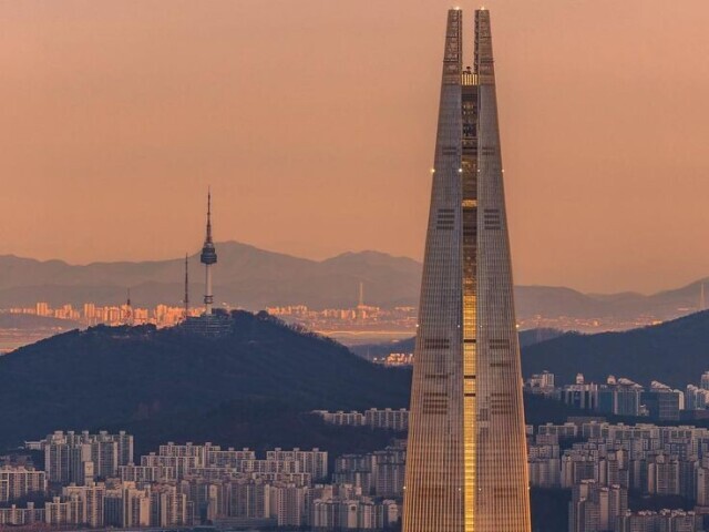 Em um hotel na Coreia do Sul