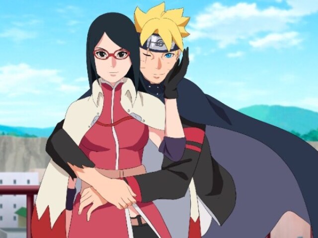 Boruto e Sarada Uchiha