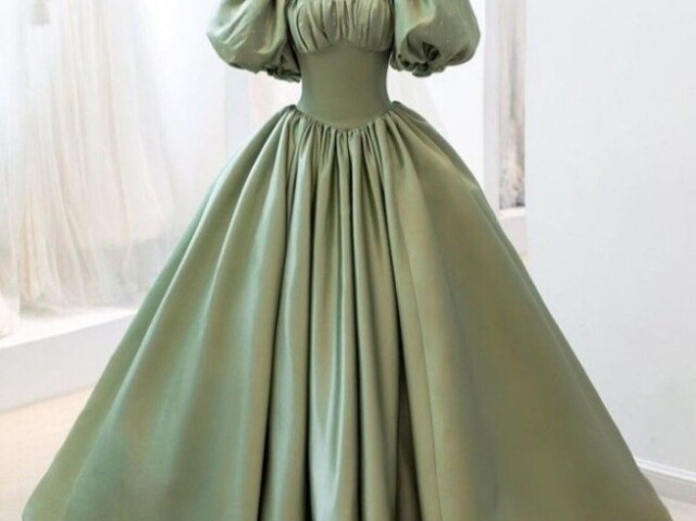 Vestido grande verde