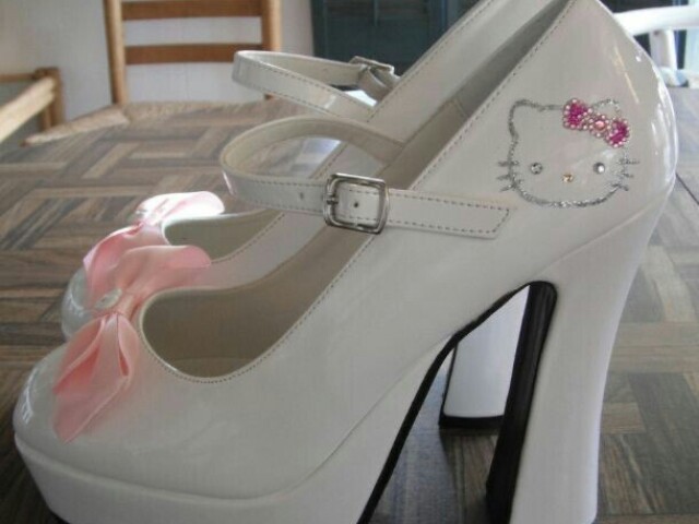 Salto-alto hello kitty♡