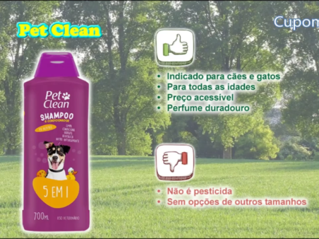 O mais barato (pet clean)