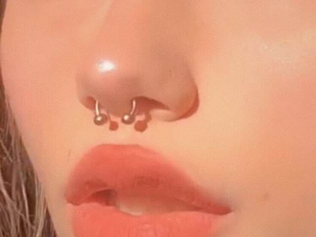 Piercing no meio do Nariz