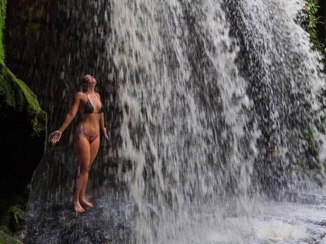 Ir em uma cachoeira