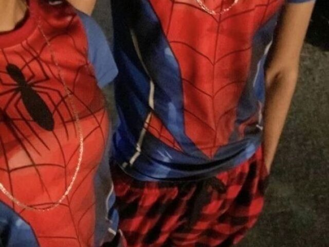 pijama de homem aranhaaa