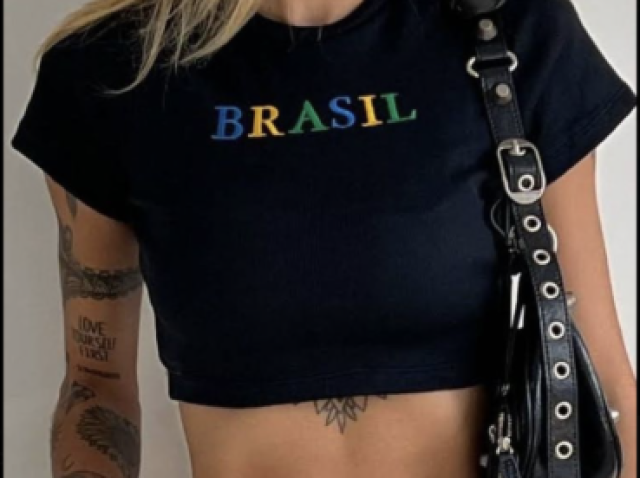 blusa do Brasil simples