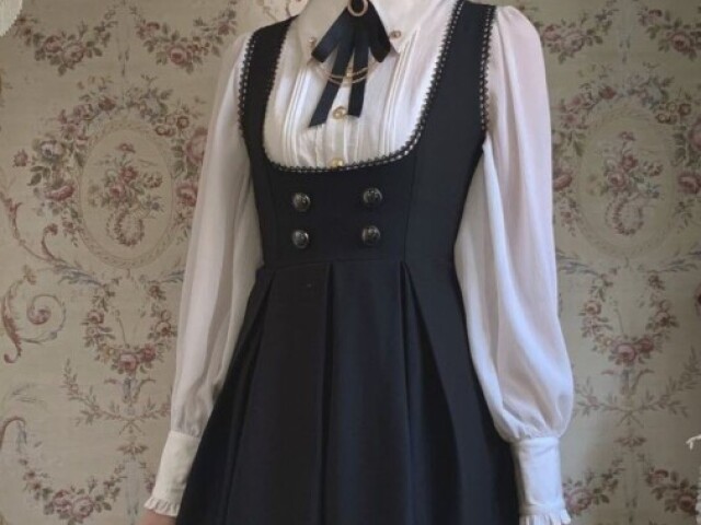 Um vestido estilo victoriano