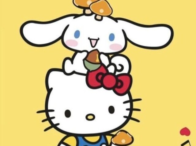 cinnamoroll e hellokitty