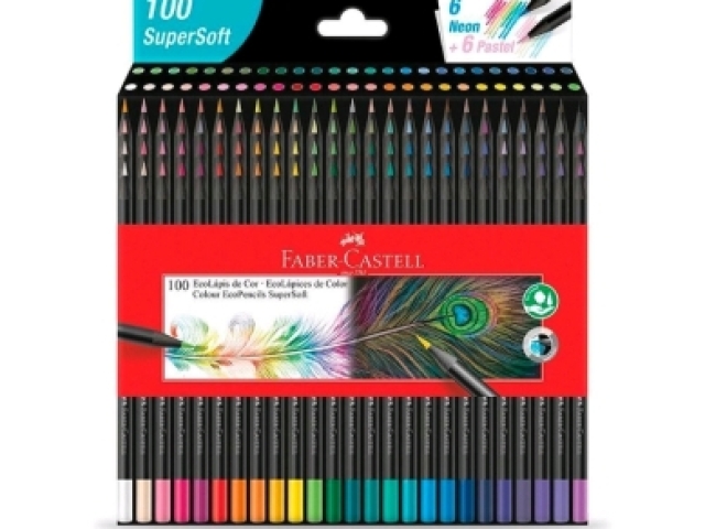 Faber-Castell - Super f
soft 100 cores
Esseé só pra quem tem ✨CONDIÇAUM✨