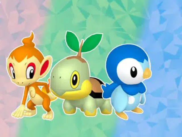 Chimchar, Turtwig, Piplup