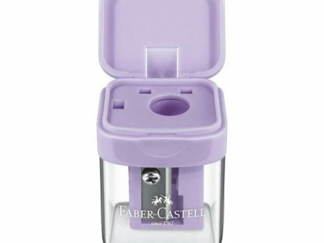 Apontador da faber castell roxo