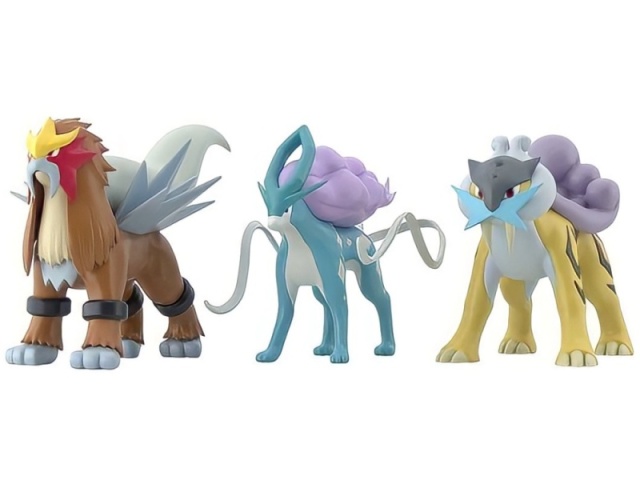 Entei, Suicune, Raikou