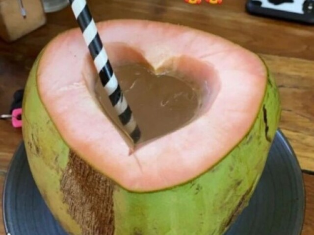 Água de coco?