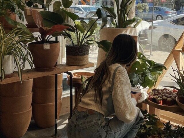 Passamos em uma floricultura đč