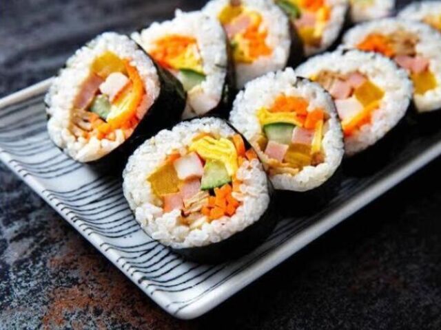 Kimbap - comida da Coreia