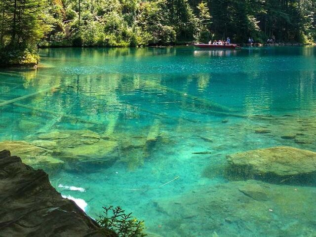 Um lago calmo