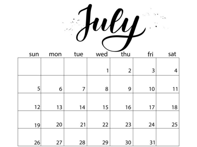 July