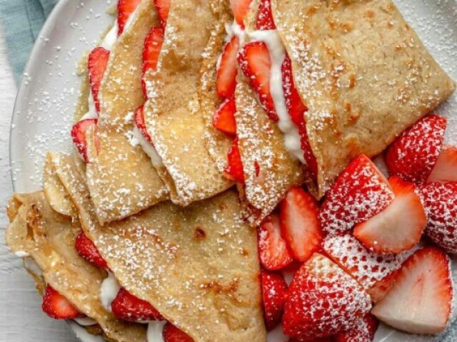 Crepe de morango