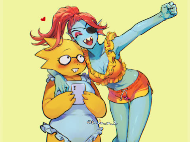 Undyne + Alphys