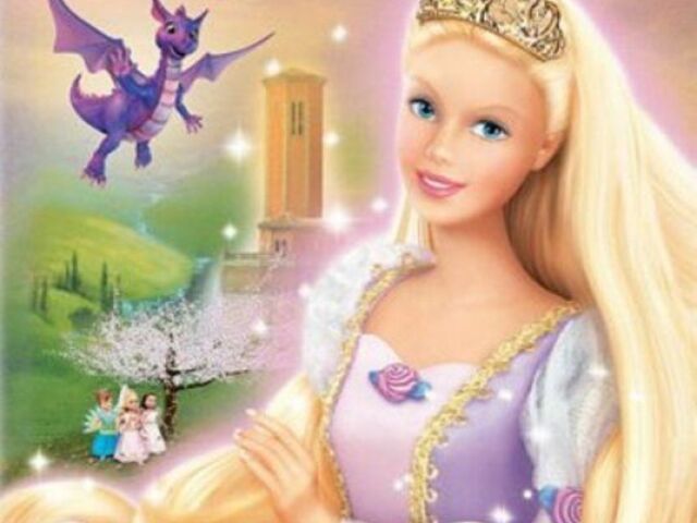 BARBIE COMO RAPUNZEL