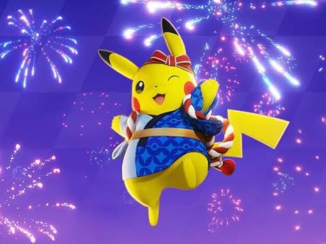 (skin do Pikachu de ano novo⚡)