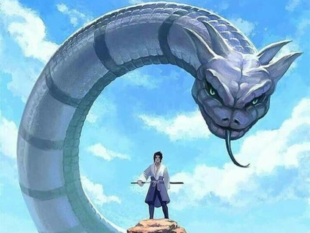 As Cobras (蛇, Hebi)
As cobras eram as invocações características de Orochimaru, de seu braço direito, Kabuto Yakushi, e de seus alunos: Sasuke Uchiha e Anko Mitarashi. Elas residem na Caverna Ryūchi.