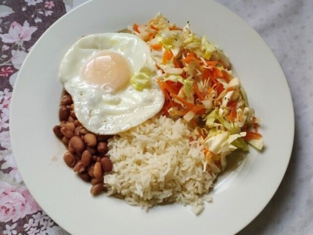 Arroz e feijão