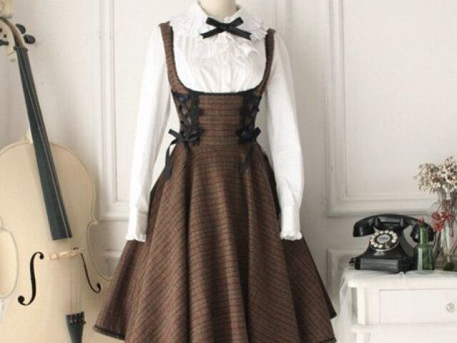 esse vestido marrom!