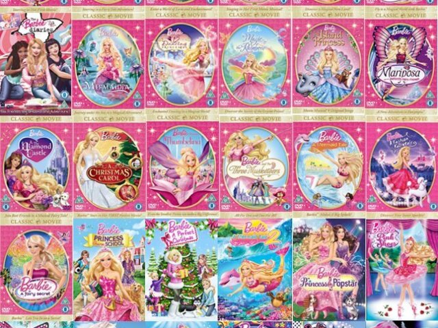 A princesa e a plebeia, Fairytopia, Magia de Aladus, Rock n royals, Agentes secretas e Natal prefeito.