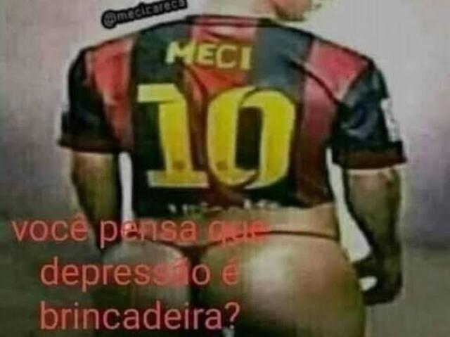 Messi de calcinha