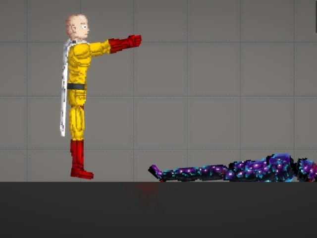 Saitama vs caranguejo