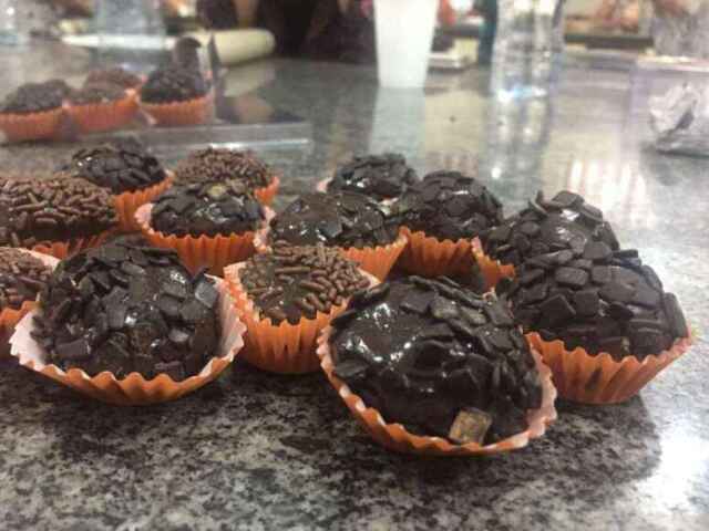 Brigadeiros bem derretidinhos