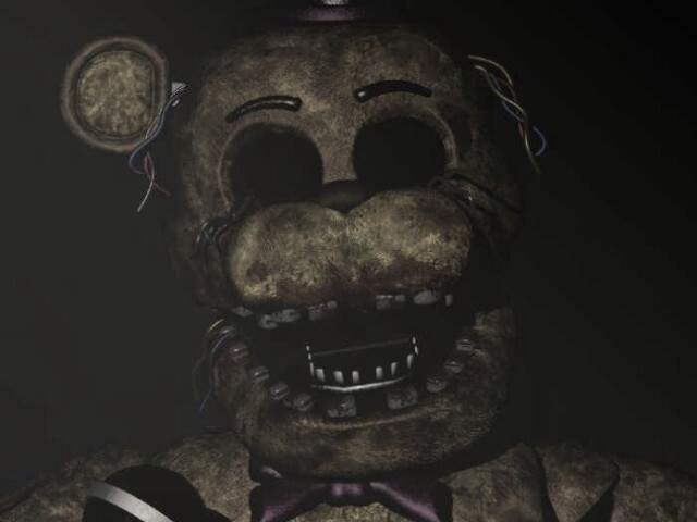 Golden Freddy. Alma de Cassidy e C.C rodeando dentro do corpo desse horripilante animatronic, ele chega ser 6 metros mais alto do mundo.