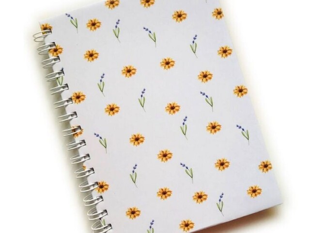 Agenda cheio de florzinha