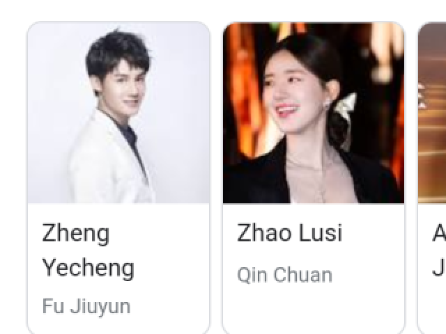Zhao lusi
Zheng yecheng