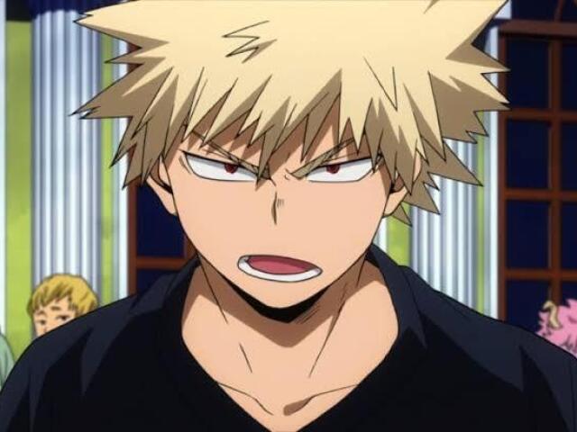 Bakugou 
Individualidade:
(Explosão)
Personalidade: agressivo e raivoso