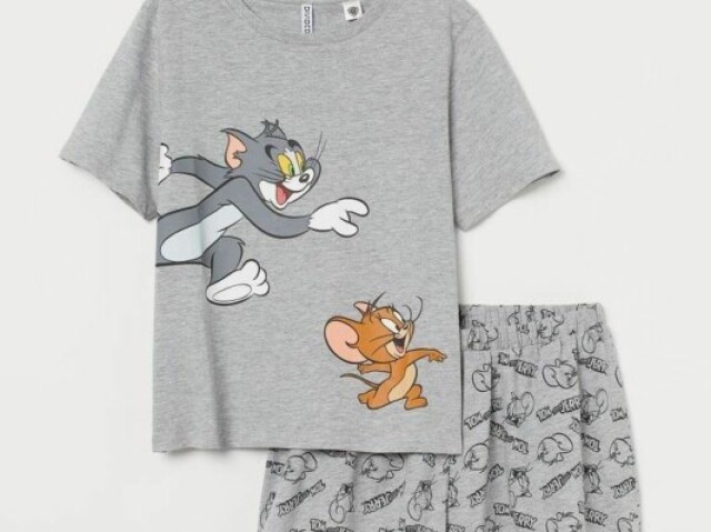 Esse pijama do Tom e Jerry