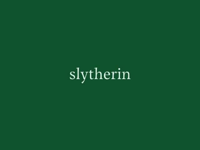 SLYTHERIN‼️‼️
🐍💚