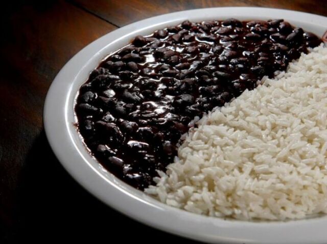 Arroz e feijão