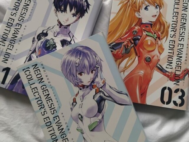 3 volumes evangelion :: R$ 160,00