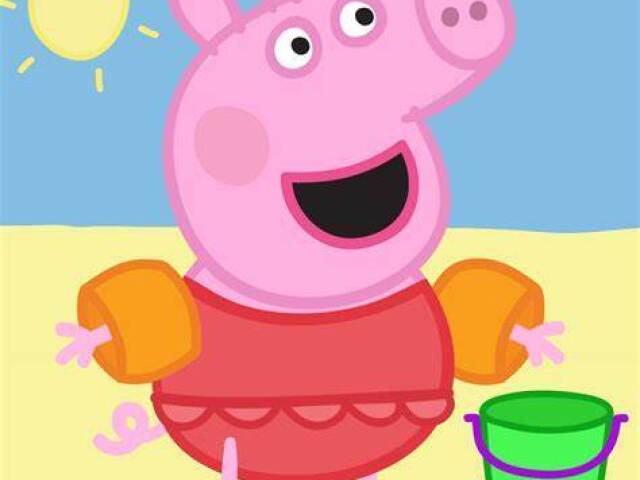 Peppa pig do pata rachada