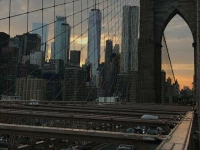 Andar na ponte do Brooklyn