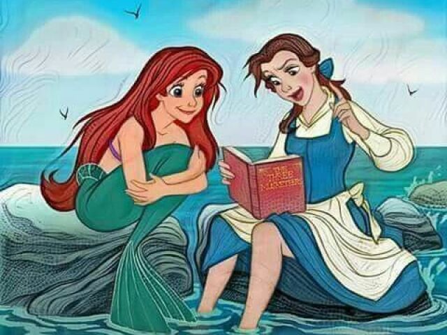 Ariel🧜🏼‍♀️🌊 e Bela👗💛