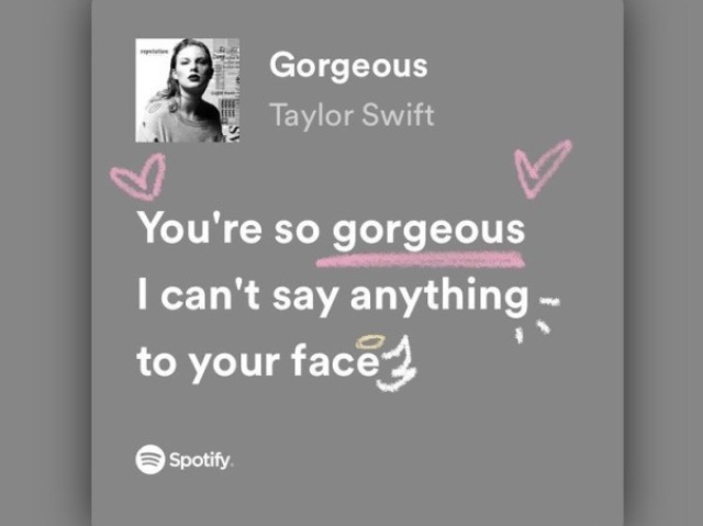 gorgeous - taylor swift