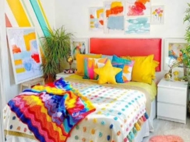 Quarto colorido