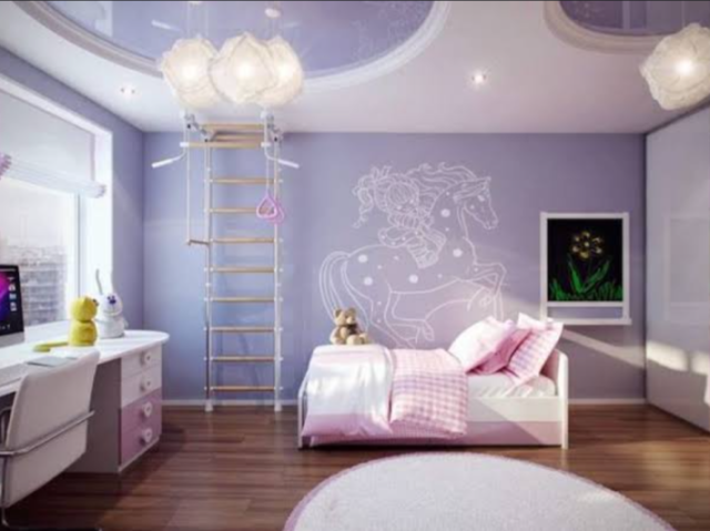 Um quarto rosinha:)