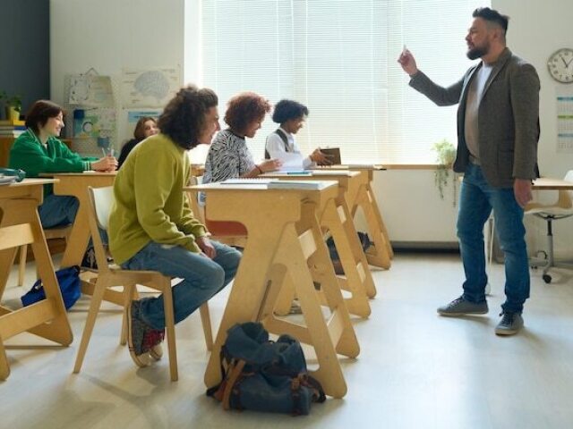 explicação dos professores